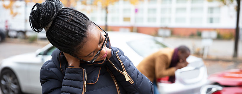 patient with pinched nerve in need of auto accident injury care in Erlanger